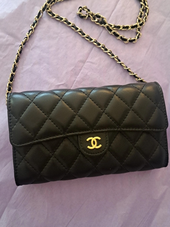 Handbags - Timeless Black Quilted Leather Crossbody with Gold CC